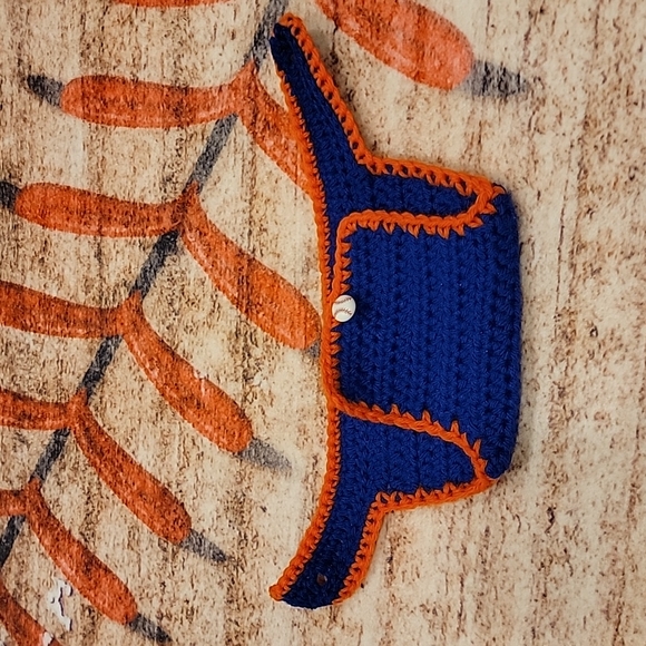 New york Mets knit hat and diaper cover for newborn pictures - Picture 8 of 10